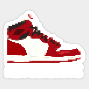 AIR JORDAN I RETRO PIXELATED ART SHOE COLLECTION Sticker